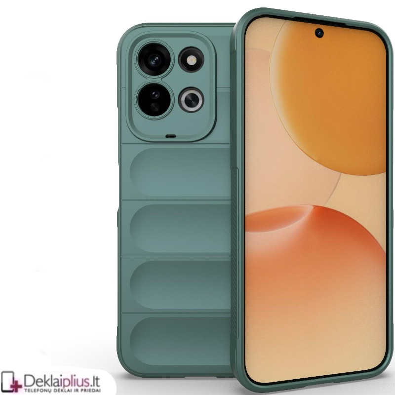 Magic Shield guminis dėklas - žalias (Xiaomi Redmi 17) Magic Shield guminis dėklas - žalias (Xiaomi Redmi 17)